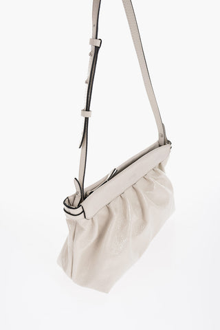 Patent Leather LUZ Clutch with Removable Shoulder Strap