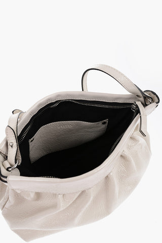 Patent Leather LUZ Clutch with Removable Shoulder Strap