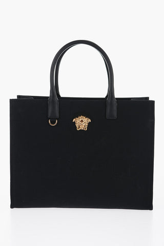 Canvas LA MEDUSA Tote Bag with Embossed Logo