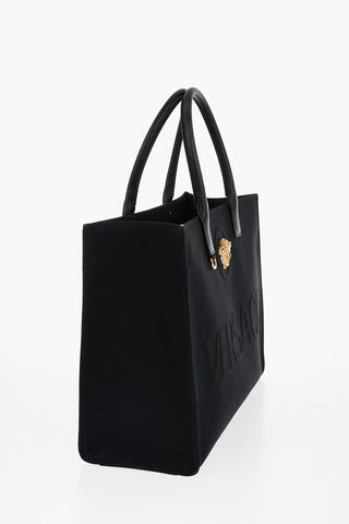 Canvas LA MEDUSA Tote Bag with Embossed Logo