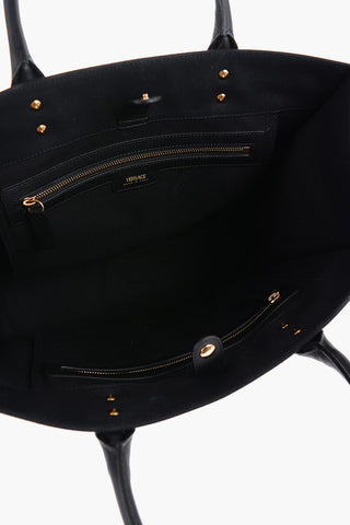 Canvas LA MEDUSA Tote Bag with Embossed Logo