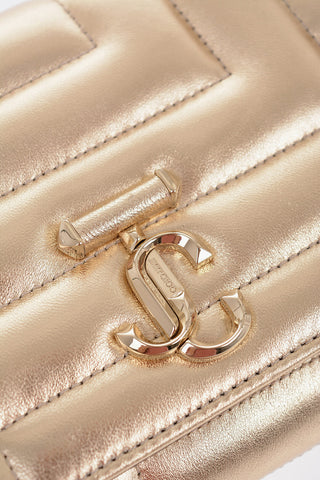 Quilted AVENUE Clutch with Removable Shoulder Strap