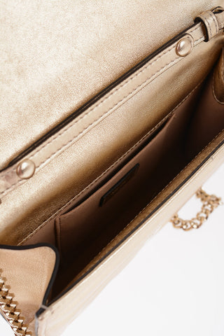 Quilted AVENUE Clutch with Removable Shoulder Strap