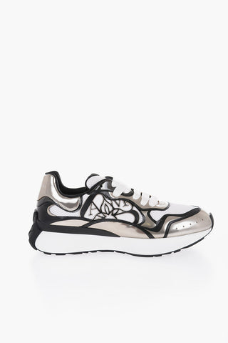 Sneakers Low-Top Con dettagli Metallizzati
