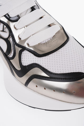 Sneakers Low-Top Con dettagli Metallizzati