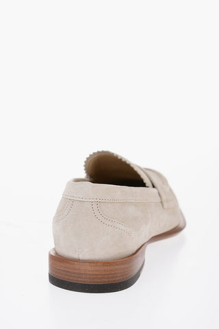 Suede Leather Penny Loafers