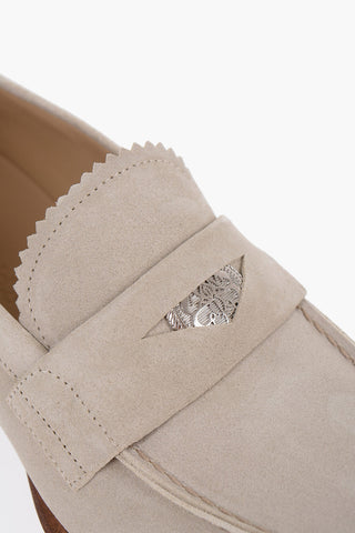 Suede Leather Penny Loafers