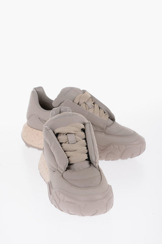 Padded Low-Top Sneakers With Chunky Sole