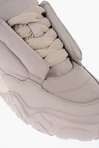 Padded Low-Top Sneakers With Chunky Sole