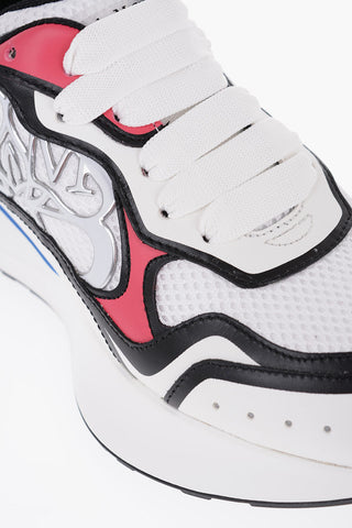 Leather Low-Top Sneakers With Color Block Details