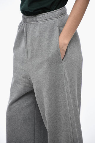MM6 Joggers Palazzo in Cotone Garzato