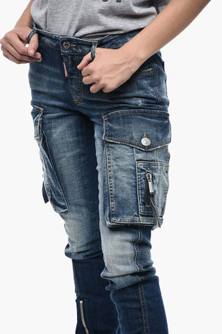 Trumpet Cargo Fit Denim With Zipped Bottoms 20 cm