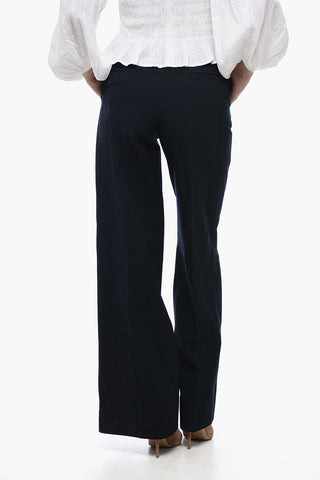 High-Waisted Straight Fit Pants