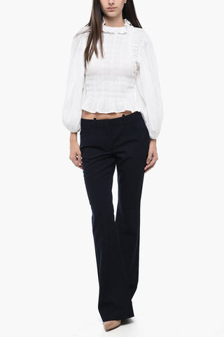 5 Pockets Flare Fit Pants