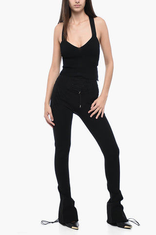 Stretchy Top with Logoed Straps