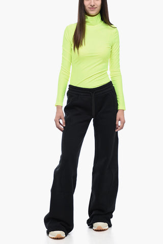 Joggers ROUND Straight Fit In Cotone Garzato