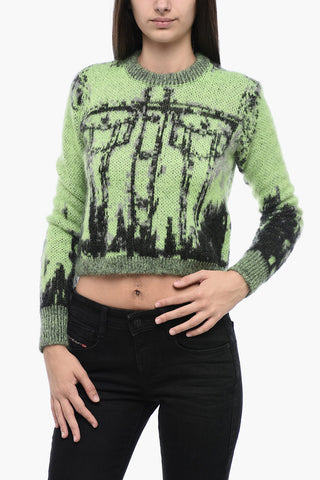 Inlay M-SYMI Pullover with Trompe L'Oeil
