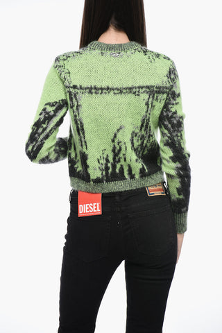 Inlay M-SYMI Pullover with Trompe L'Oeil