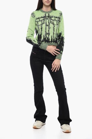 Inlay M-SYMI Pullover with Trompe L'Oeil