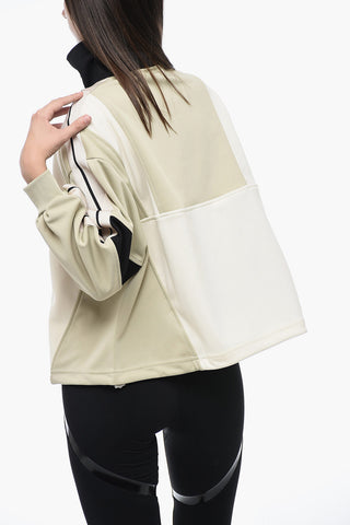 High Neck Anorak track Sweater