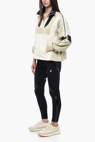 High Neck Anorak track Sweater