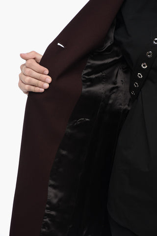 SEASONAL Blazer Avvitato con Tasca a Filo e Martingala