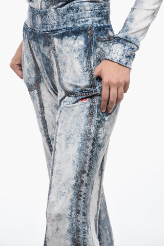 Chenille P-NEY Joggers with Denims Effect