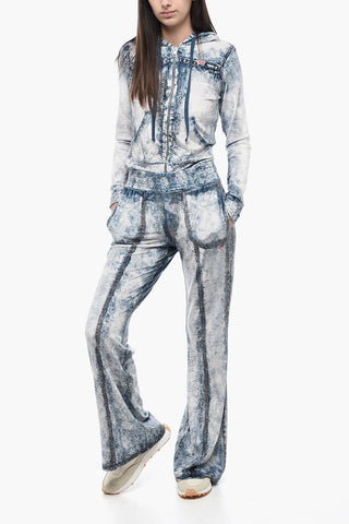 Chenille P-NEY Joggers with Denims Effect