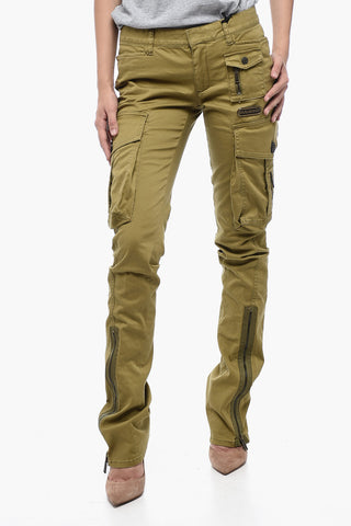 Trumpet Cargo Fit Pants With Zipped Bottoms 21 cm