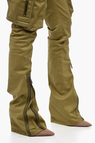 Trumpet Cargo Fit Pants With Zipped Bottoms 21 cm