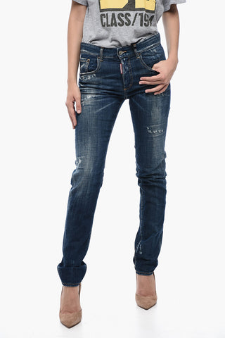 Jeans 24/7 Stone Washed Effetto Distressed 16 cm