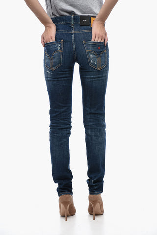 Jeans 24/7 Stone Washed Effetto Distressed 16 cm