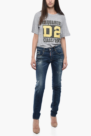 Jeans 24/7 Stone Washed Effetto Distressed 16 cm