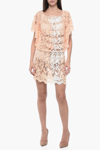 Lace STELLA Dress with Self Tie Detail
