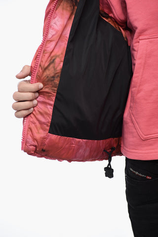 Gilet Imbottito W-RALLA-SL con Stampa Tie-Dye