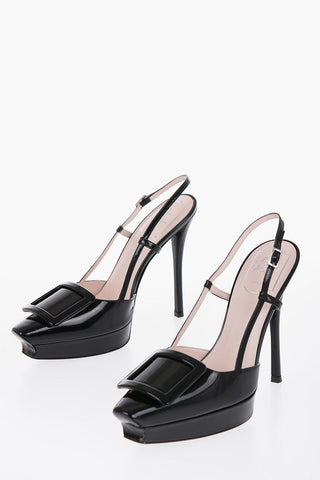 Decolleté Sling Back VIVIER CHOCK con Applicazione 12cm