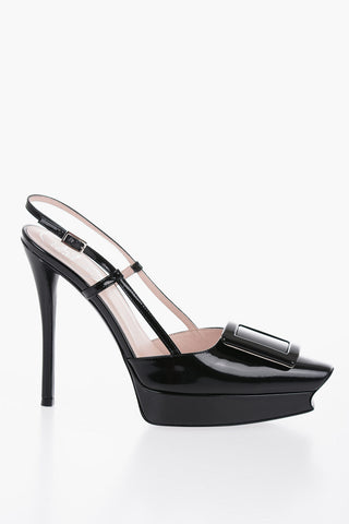 Decolleté Sling Back VIVIER CHOCK con Applicazione 12cm