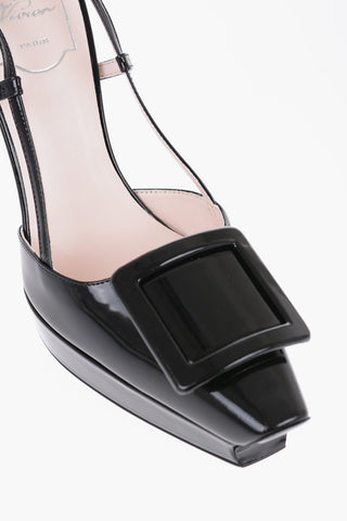 Decolleté Sling Back VIVIER CHOCK con Applicazione 12cm