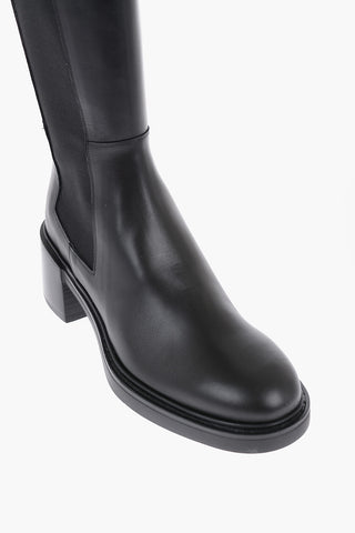 Leather VIV RANGER Chelsea Boots with Buckle 6cm