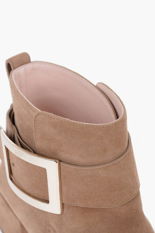 Stivaletti SO in Suede con Punta Squadrata 5cm