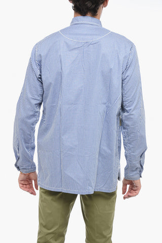 Camicia a Quadri con Patchwork Pop Art