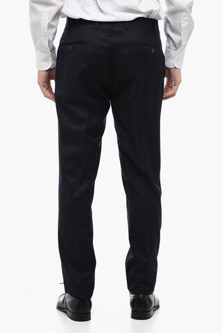 Virgin Wool Suit ACADEMY CERIMONIA with Shawl Lapel