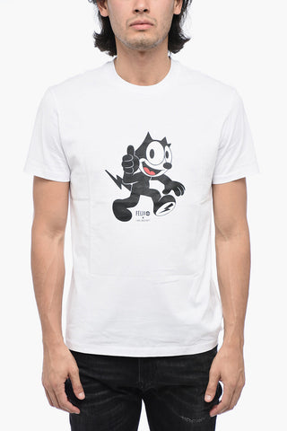  FELIX THE CAT Printed Crew-neck T-Shirt 