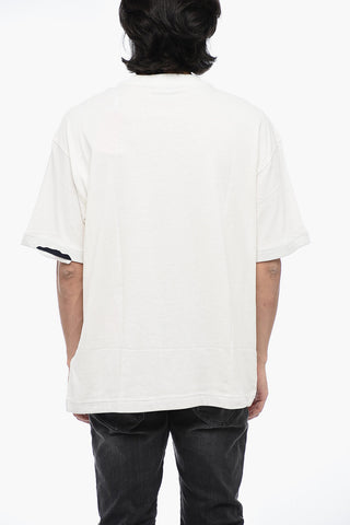 Loose-fit T-WASHROT T-shirt with Logo Patch