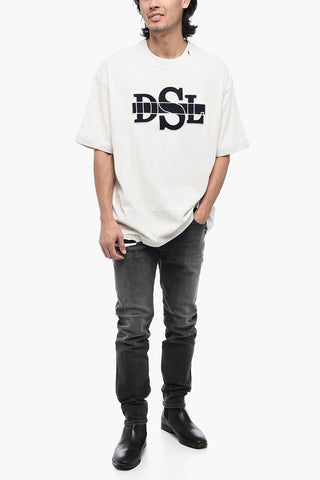 Loose-fit T-WASHROT T-shirt with Logo Patch