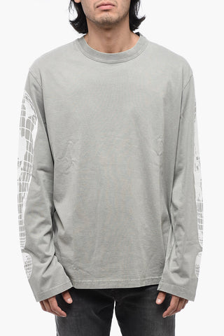 T-shirt T-CRANE LS-L3 Stampata