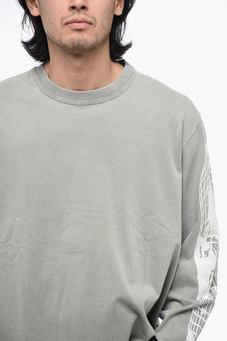 T-shirt T-CRANE LS-L3 Stampata