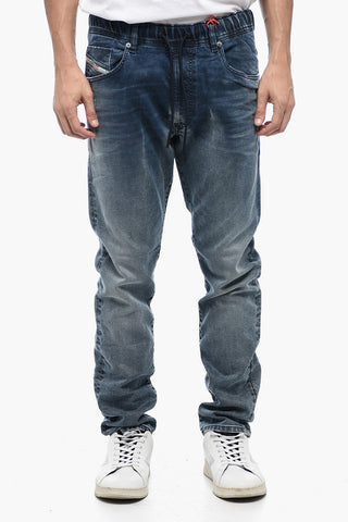 E-KROOLEY Jogger Denims with Paint Print 18cm