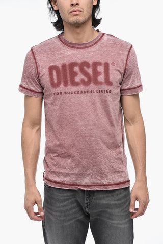 T-DIEGOR-L1 T-Shirt with Logo Lettering Application