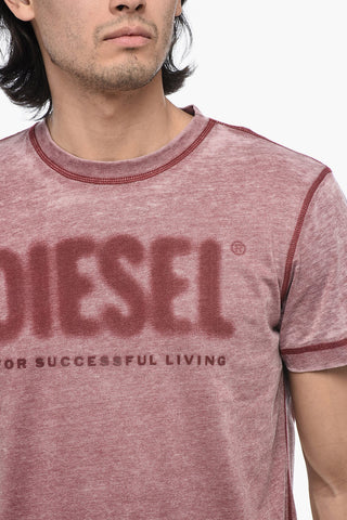 T-DIEGOR-L1 T-Shirt with Logo Lettering Application